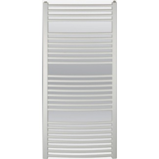 Rebríkový radiátor oblý - biely